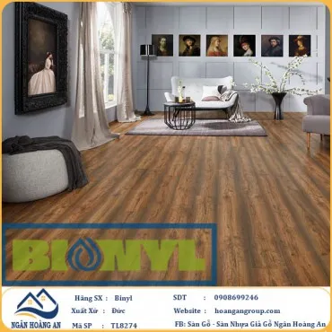 Sàn Gỗ Công Nghiệp Binyl TL8274 dày 8mm