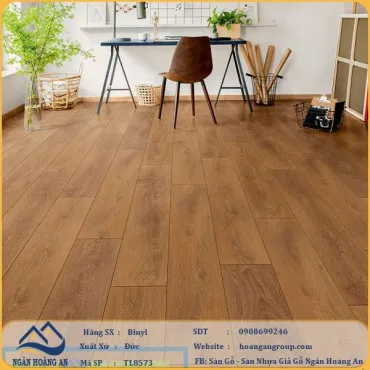 Sàn Gỗ Công Nghiệp Binyl TL8573 dày 8mm