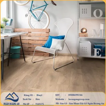 Sàn Gỗ Công Nghiệp Binyl TL8575 dày 8mm