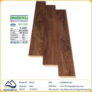 Sàn Gỗ Công Nghiệp Binyl TLK442 dày 8mm