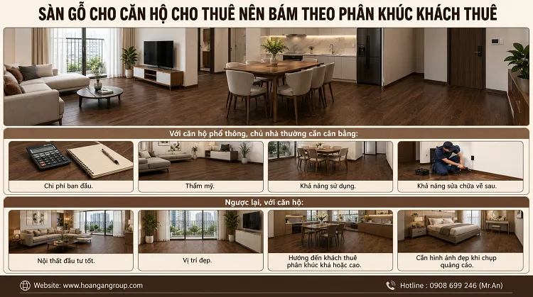 Sàn Gỗ Cho Căn Hộ Cho Thuê Nên Bám Theo Phân Khúc Khách Thuê Sàn Gỗ Cho Căn Hộ Cho Thuê Nên Bám Theo Phân Khúc Khách Thuê