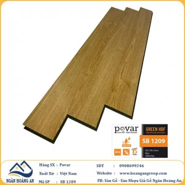 Sàn Gỗ Công Nghiệp Giá Rẻ Povar SB1209 Dày 12mm