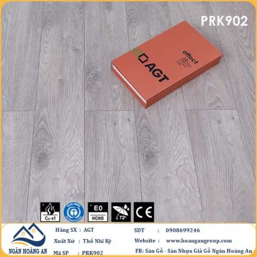 Sàn Gỗ Công Nghiệp AGT Effect PRK902 8mm