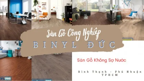 Sàn Gỗ Công Nghiệp Binyl Đức Chịu Nước Tại Bình Thạnh, Phú Nhuận TPHCM