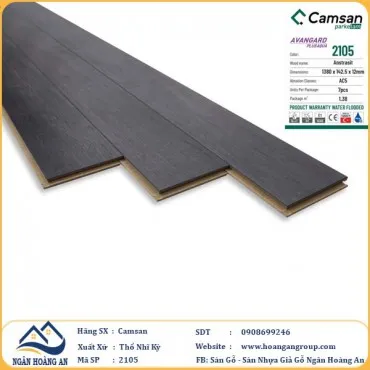 Sàn Gỗ Công Nghiệp Camsan Hèm V 2105 12mm