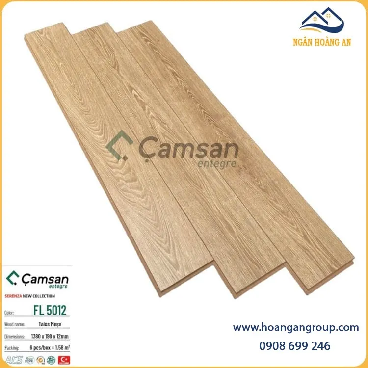 Sàn Gỗ Công Nghiệp Camsan 5012 Dày 12mm