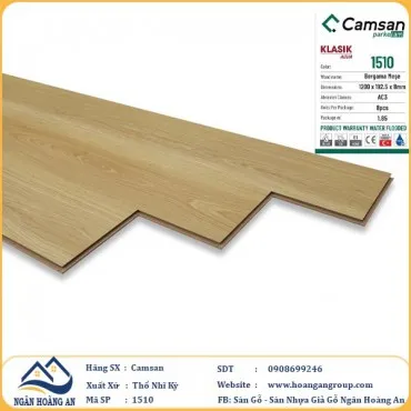 Sàn Gỗ Công Nghiệp Camsan Hèm Phẳng 1510 8mm
