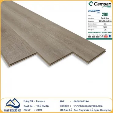 Sàn Gỗ Công Nghiệp Camsan Hèm V 2101 8mm