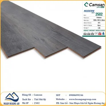 Sàn Gỗ Công Nghiệp Camsan Hèm V 2502 8mm