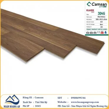 Sàn Gỗ Công Nghiệp Camsan Hèm Phẳng 3045 8mm
