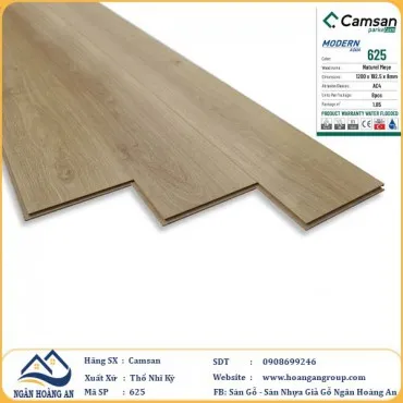 Sàn Gỗ Công Nghiệp Camsan Hèm V 625 8mm
