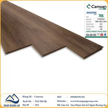 Sàn Gỗ Công Nghiệp Camsan Hèm V 705 8mm