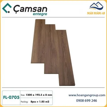 Sàn Gỗ Công Nghiệp Camsan Thổ Nhỉ Kỳ FL-0705 8mm
