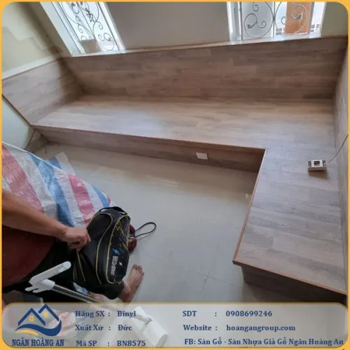 Ốp Sàn Gỗ Công Nghiệp Binyl BN8575 Tại Quận 11 TPHCM