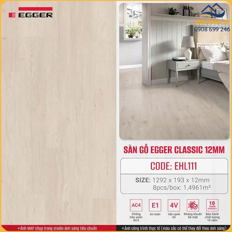 Ứng Dụng Của Sàn Gỗ Công Nghiệp Egger Home EHL111 8mm Ứng Dụng Của Sàn Gỗ Công Nghiệp Egger Home EHL111 8mm