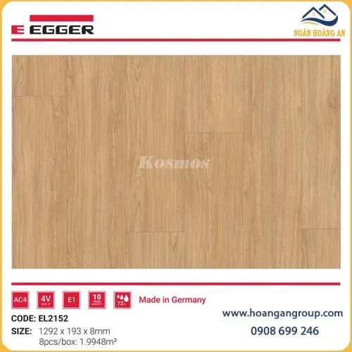 Sàn Gỗ Công Nghệp Egger 8mm Aqua+ EL2152