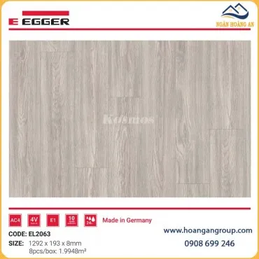Sàn Gỗ Công Nghiệp Egger Aqua 8mm EL2063