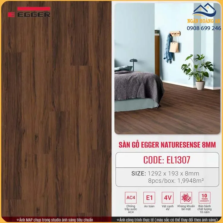 Ứng Dụng Của Sàn Gỗ Công Nghiệp Egger Classic EL1307 8mm
