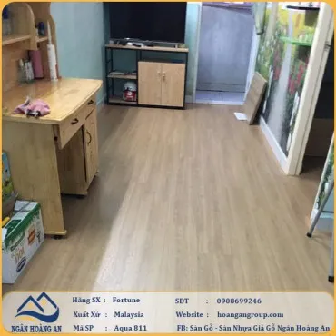 Bàn Giao Công Trình Sàn Gỗ Fortune Aqua 811 tại Quận Bình Tân, Hồ Chí Minh