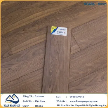 Sàn Gỗ Công Nghiệp Galamax HG606 Dày 8mm