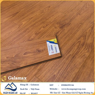 Sàn Gỗ Galamax Giá Rẻ HG607 Dày 8mm