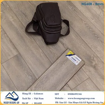 Sàn Gỗ Galamax Giá Rẻ HG608 Dày 8mm