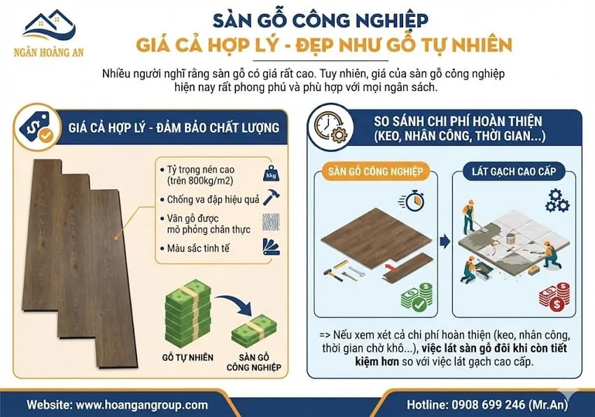 Sàn Gỗ Công Nghiệp Giá Cả Hợp Lý - Đẹp Như Gỗ Tự Nhiên Sàn Gỗ Công Nghiệp Giá Cả Hợp Lý - Đẹp Như Gỗ Tự Nhiên