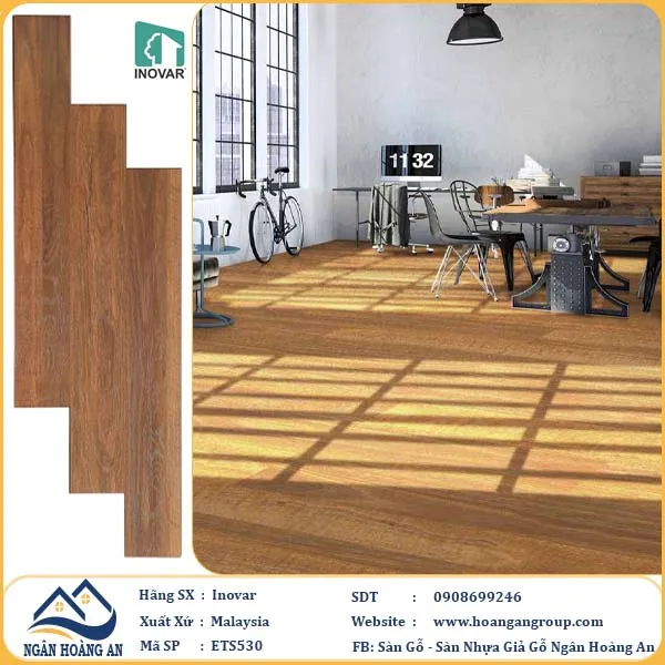 Sàn Gỗ Công Nghiệp Malaysia Inovar ETS530
