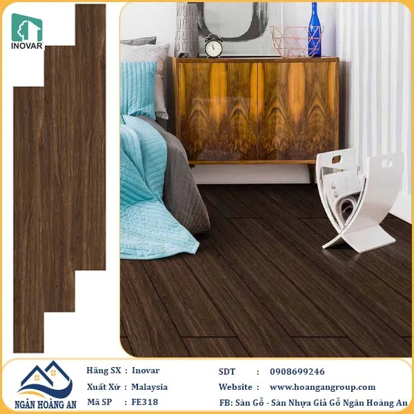 Sàn Gỗ Công Nghiệp Malaysia Inovar FE318