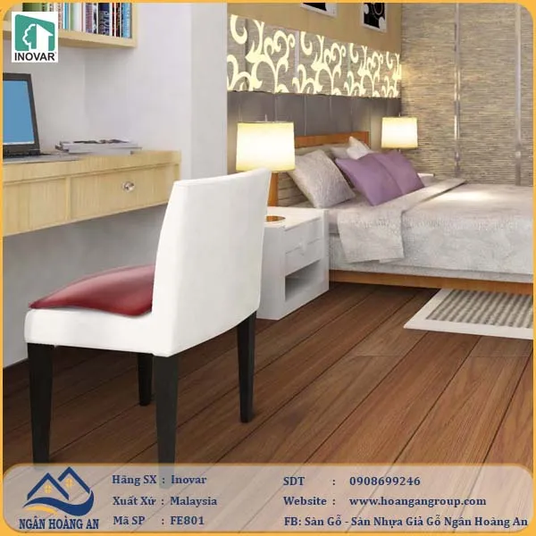 Sàn gỗ công nghiệp Inovar FE801 Phong Cách Nổi Bật