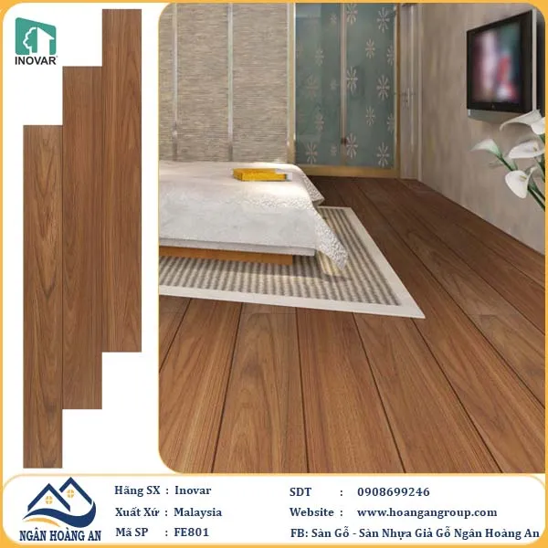 Sàn Gỗ Công Nghiệp Malaysia Inovar FE801