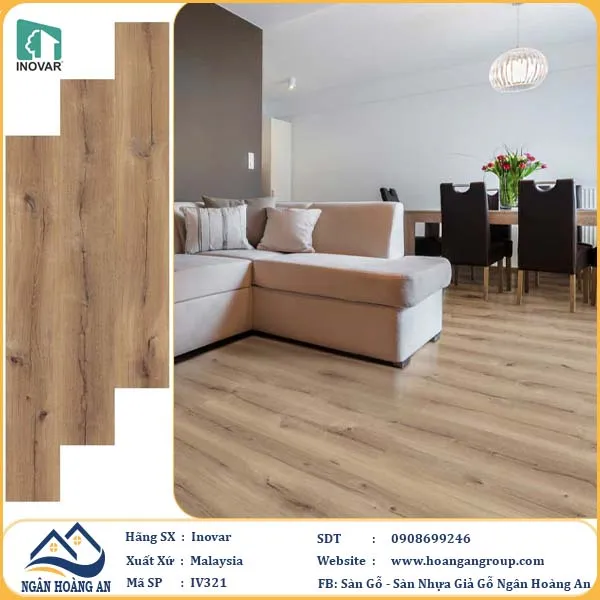 Sàn Gỗ Công Nghiệp Malaysia Inovar IV321