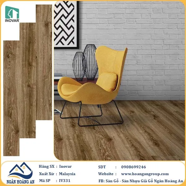 Sàn Gỗ Công Nghiệp Malaysia Inovar IV331