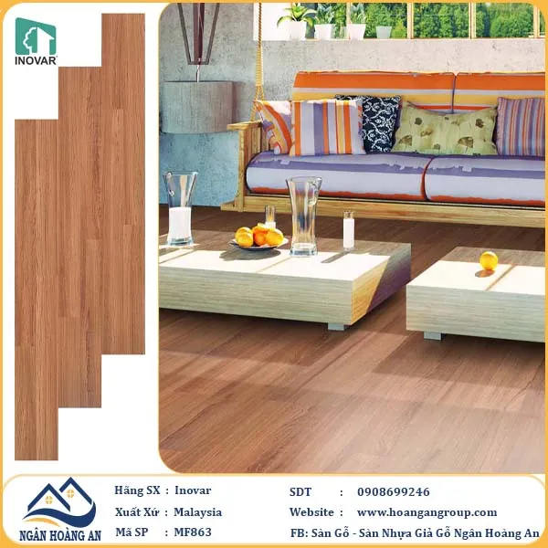 Sàn Gỗ Công Nghiệp Malaysia Inovar MF863