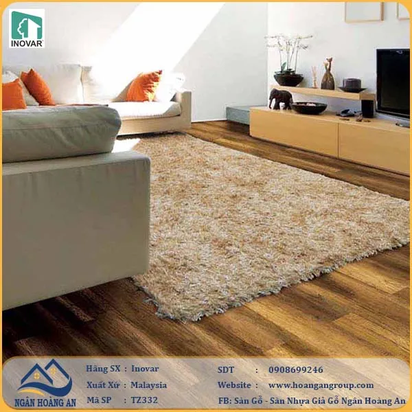Sàn gỗ công nghiệp Inovar TZ332 Mang lại Cảm Giác Sàn Liền Mạch