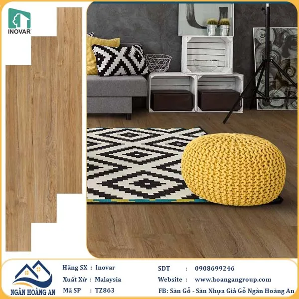 Sàn Gỗ Công Nghiệp Malaysia Inovar TZ879R