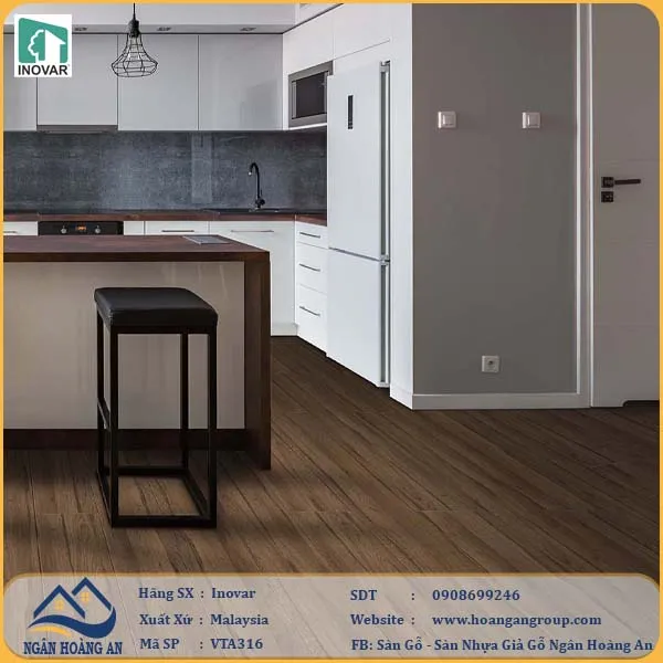 Sàn gỗ công nghiệp Inovar VTA316 Sàn gỗ công nghiệp Inovar VTA316