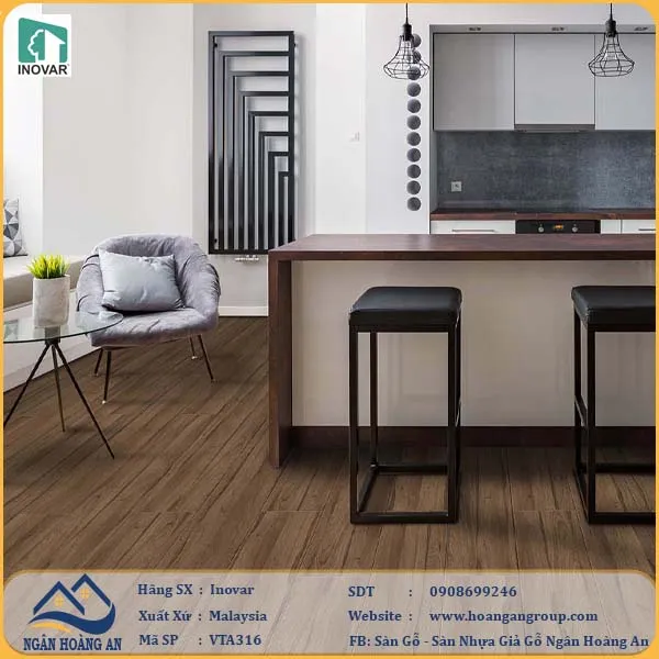Sàn gỗ công nghiệp Inovar VTA316 Chân Thật Tinh Sảo Sàn gỗ công nghiệp Inovar VTA316 Chân Thật Tinh Sảo