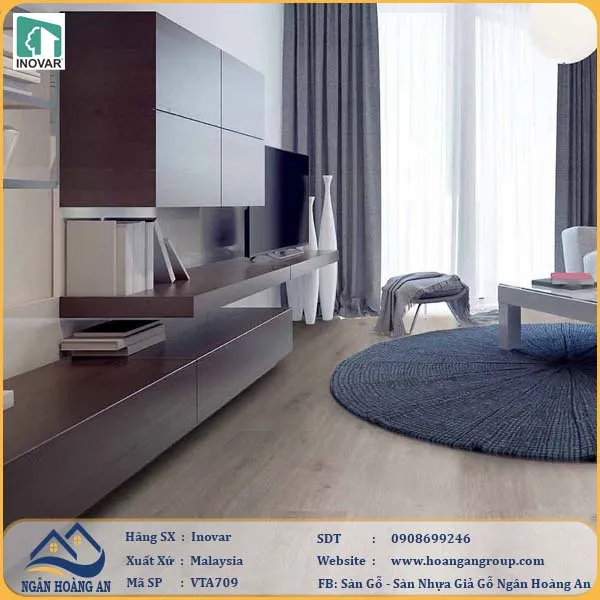 Sàn gỗ công nghiệp Inovar VTA709 Chân Thật Tinh Sảo