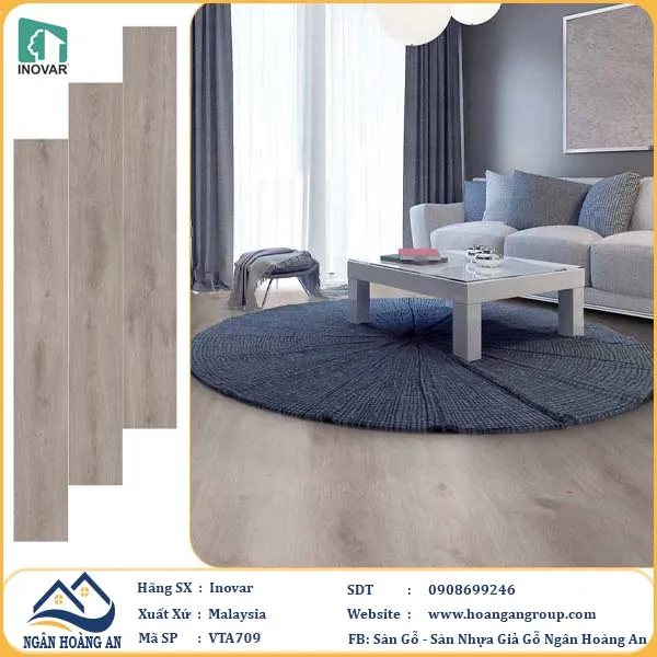 Sàn Gỗ Công Nghiệp Malaysia Inovar VTA709