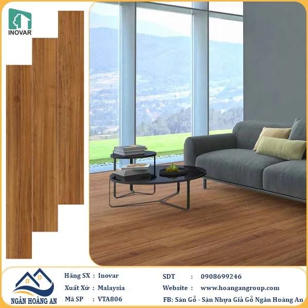 Sàn Gỗ Công Nghiệp Malaysia Inovar VTA806