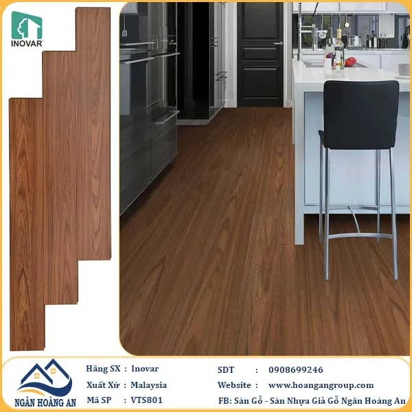 Sàn Gỗ Công Nghiệp Malaysia Inovar VTS801