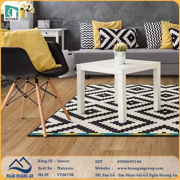 Sàn gỗ công nghiệp Inovar VTS879R Phong Cách Nổi Bật
