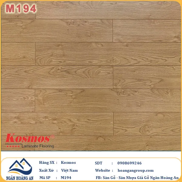 Sàn Gỗ Công Nghiệp Kosmos 8mm Tại Quận 1 TPHCM