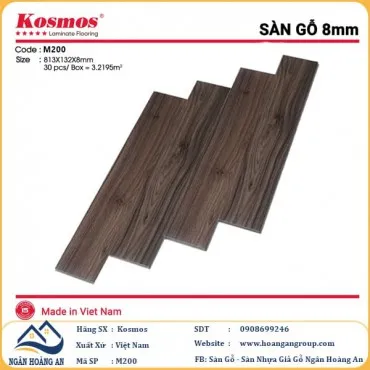 Sàn Gỗ Công Nghiệp KosMos Dày 8mm M200
