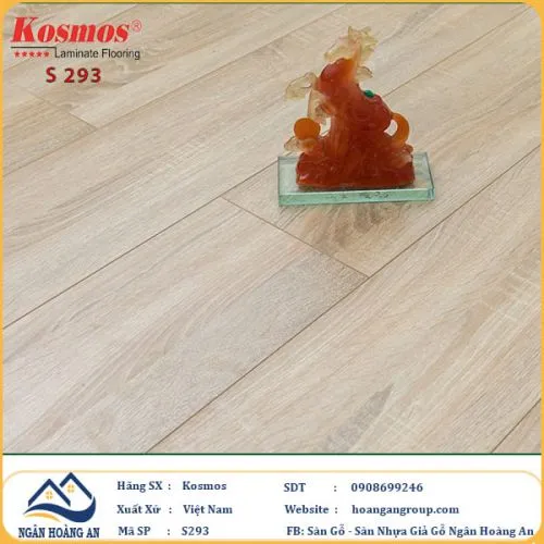 Sàn Gỗ Công Nghiệp KosMos Dày 8mm S293