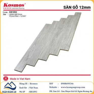 Sàn Gỗ Công Nghiệp KosMos Dày 12mm KB1892