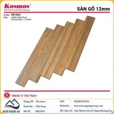 Sàn Gỗ Công Nghiệp KosMos Dày 12mm KB1893