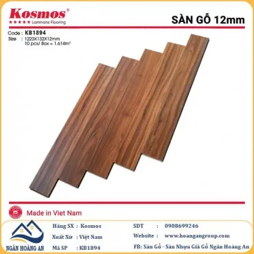 Sàn Gỗ Công Nghiệp KosMos Dày 12mm KB1894