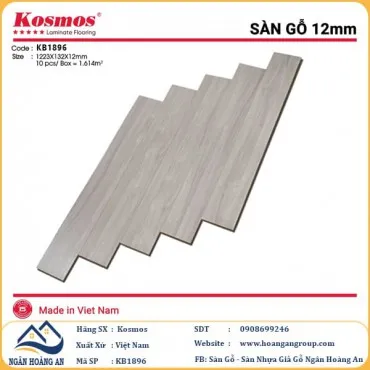 Sàn Gỗ Công Nghiệp KosMos Dày 12mm KB1896